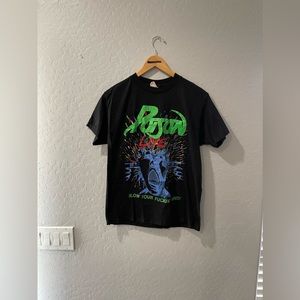 Vintage Poison “Blow Your‎ F’n Mind” Music Tour Merch SS Shirt